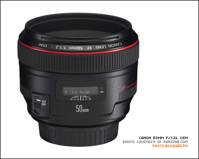 Canon 50mm f/1.2L USM