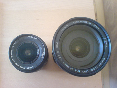 Canon 18-55 compared to Canon 17-55