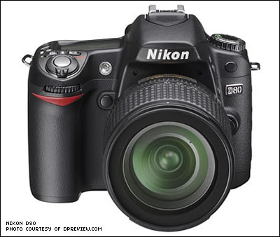 Nikon D80 (Photo courtesy of DPReview.com)