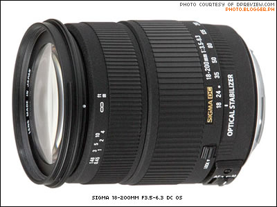 Sigma 18-200mm F3.5-6.3 DC OS