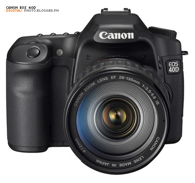 Canon EOS 40D - front view.
