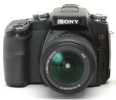  Sony Alpha DSLR-A100 (Photo courtesy of DPReview.com)